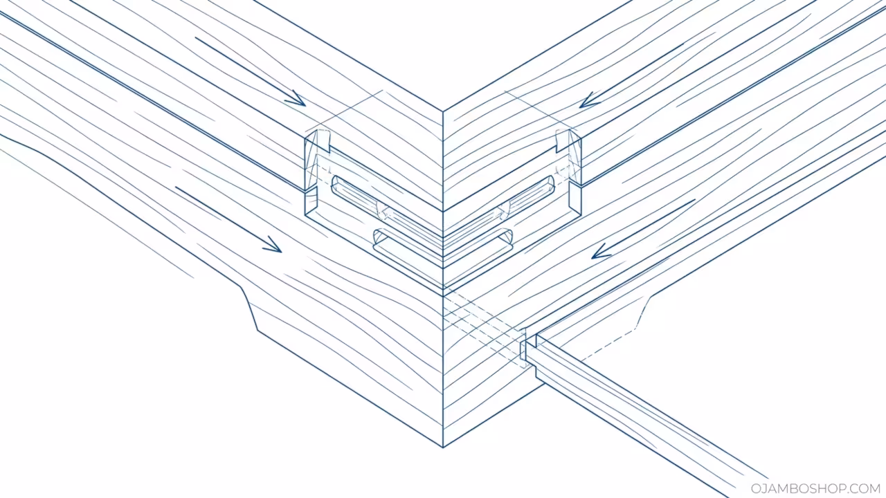 7 Secrets to Building a Professional Heirloom Quality Mitered Jewelry Box Technical Framing Detail