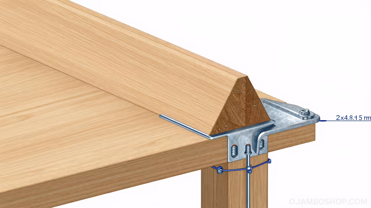 Digital Nomad Micro-Studio Technical Framing Detail