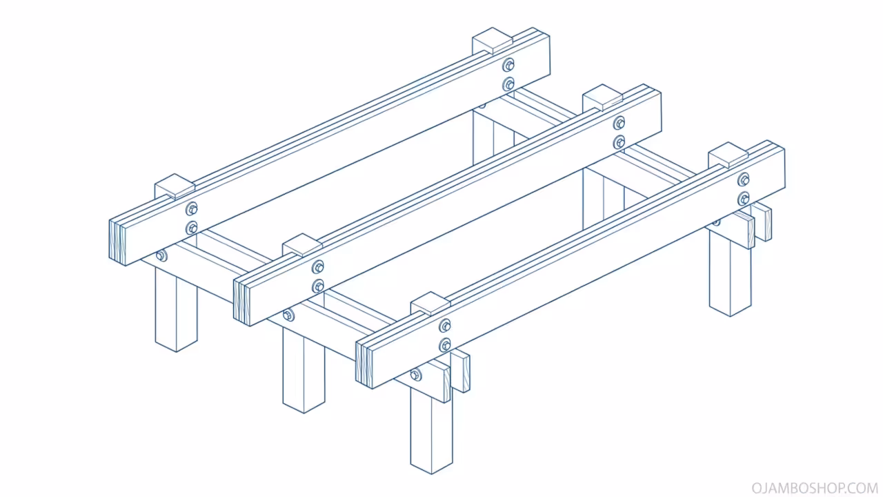 How to Build a Floating Foundation Lakeside Cabin for Ultimate Off-Grid Living Technical Framing Detail