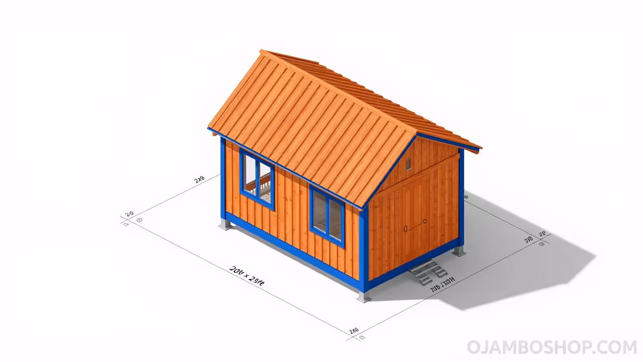 How to Build a High Efficiency 500 Square Foot Utility Hub Off Grid Cabin