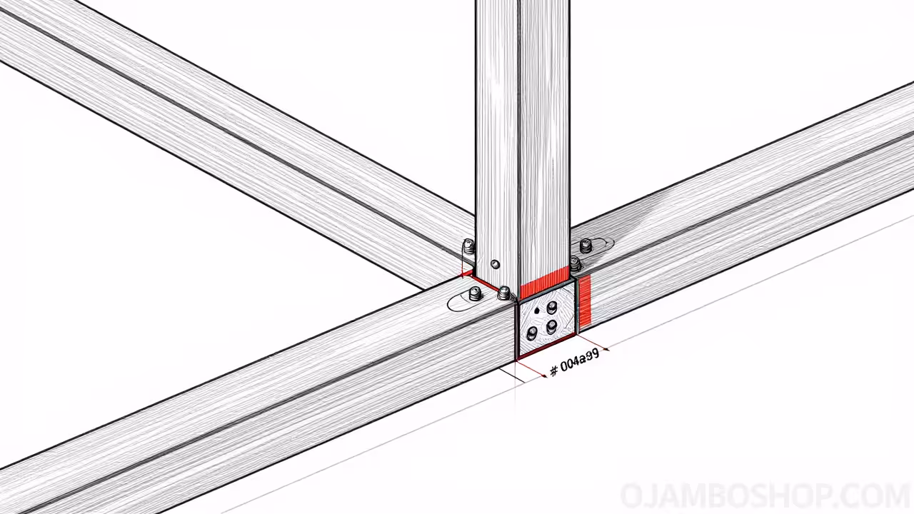 How to Build a Professional 4x4 Elevated Deer Blind and Observation Tower Technical Framing Detail