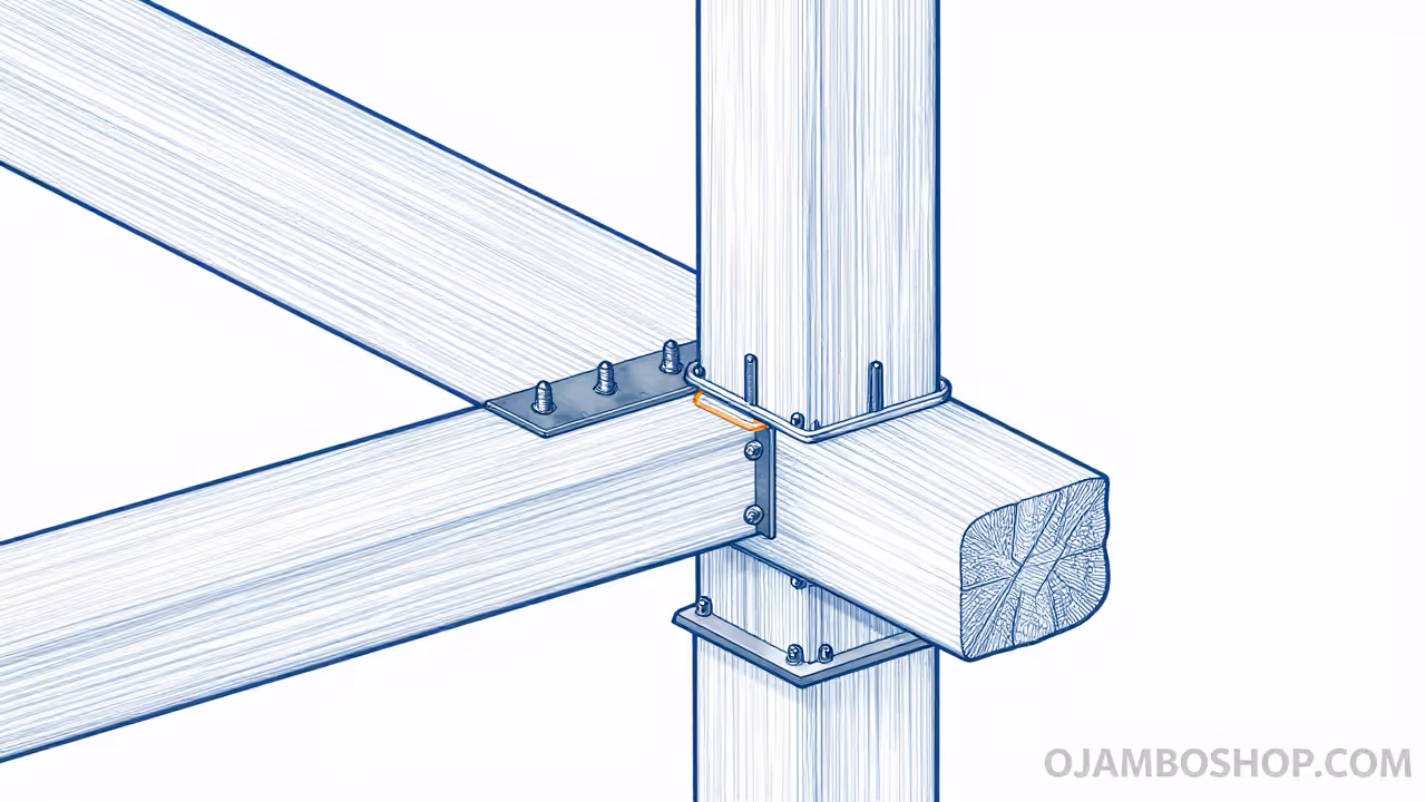 Biophilic Glass Box Forest Retreat Plans (400 sq ft) Technical Framing Detail