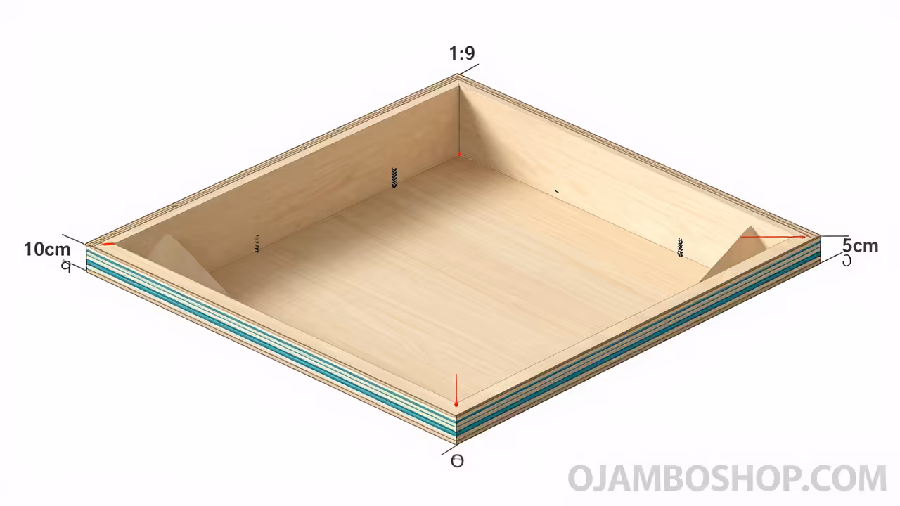 Modular French Cleat Tool Wall Storage System Technical Framing Detail