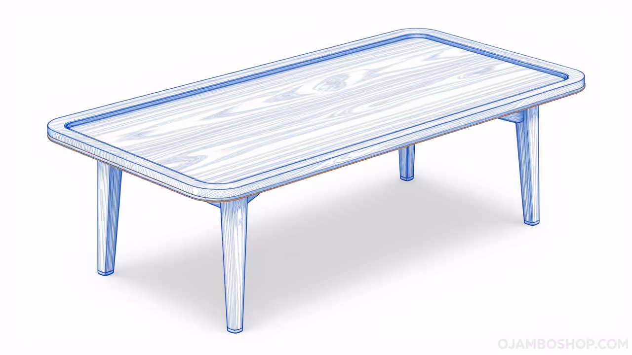 This $50 MCM Coffee Table Looks Like a $2,000 Designer Piece