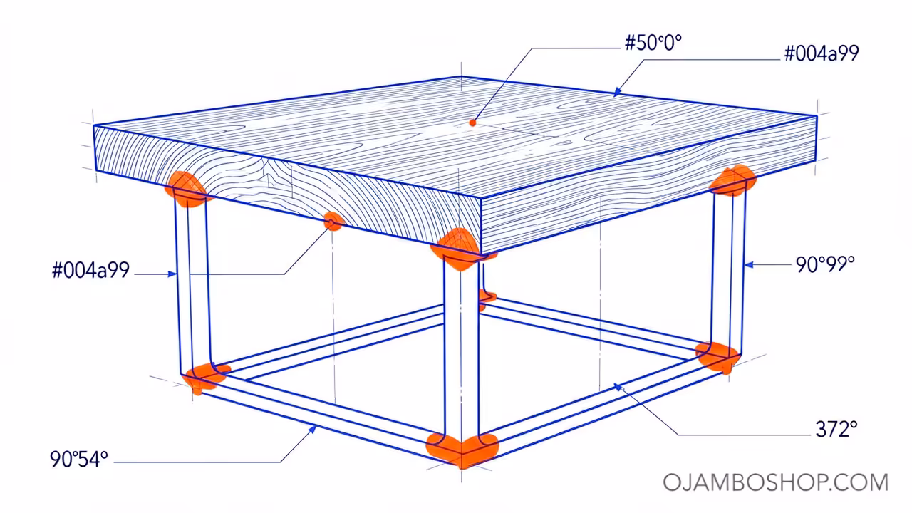 The Ultimate Live Edge River Coffee Table Guide For Beginners Technical Framing Detail