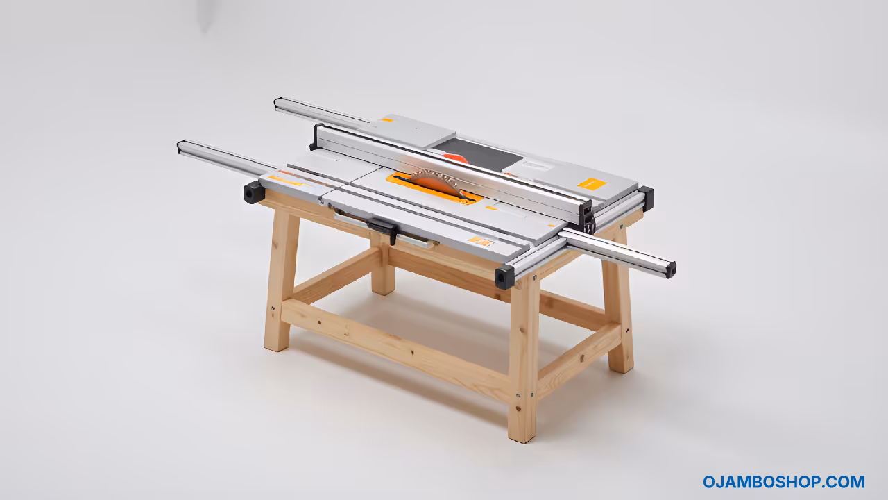 Ultimate Mobile Miter Saw Station with 10 Foot Extension Wings