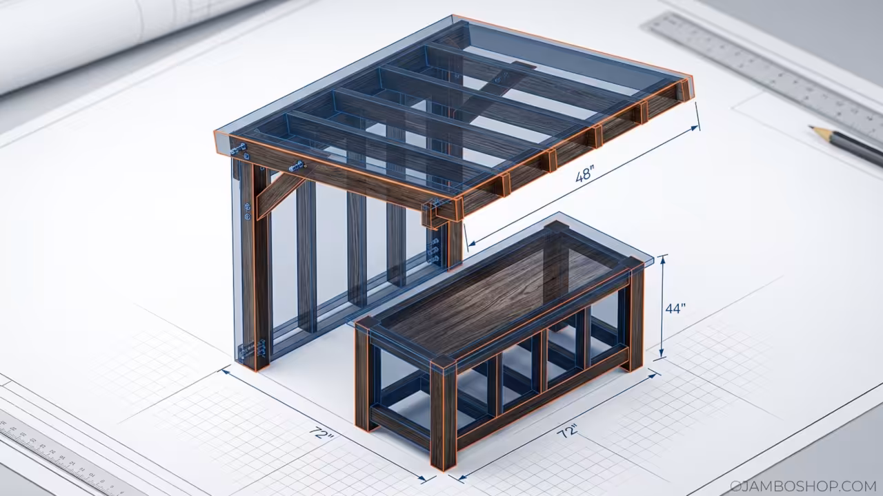 Build the Ultimate Heavy-Duty Cantilevered BBQ Station with Free Plans and Cut List