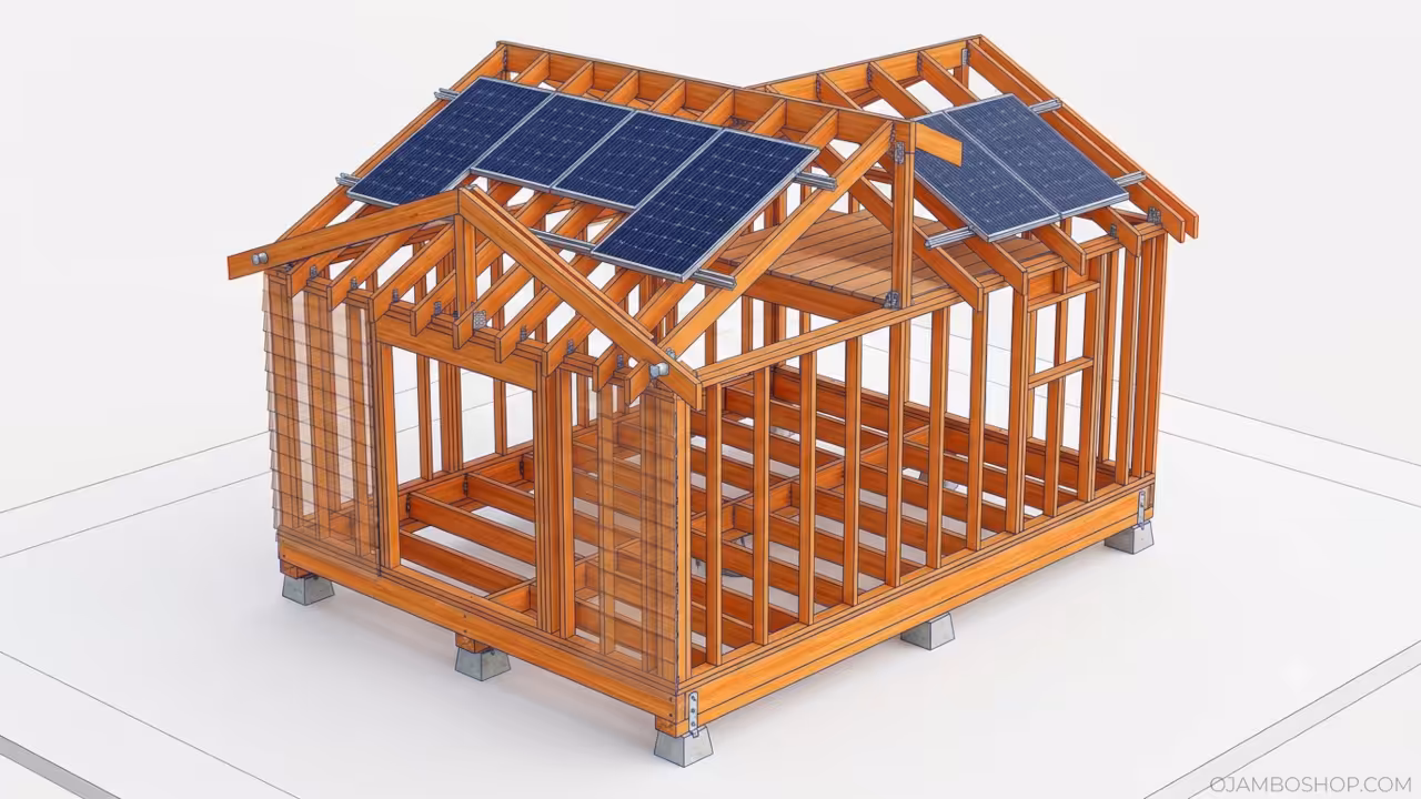 Build This 12×20 Solar Shed Tiny Home and Never Pay an Electric Bill Again