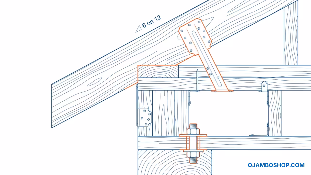 Freestanding Backyard Office Pod 8x8 Technical Framing Detail