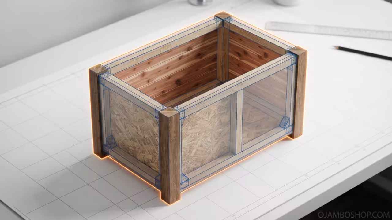 Elegant Arts & Crafts Blanket Chest with Cedar Lining