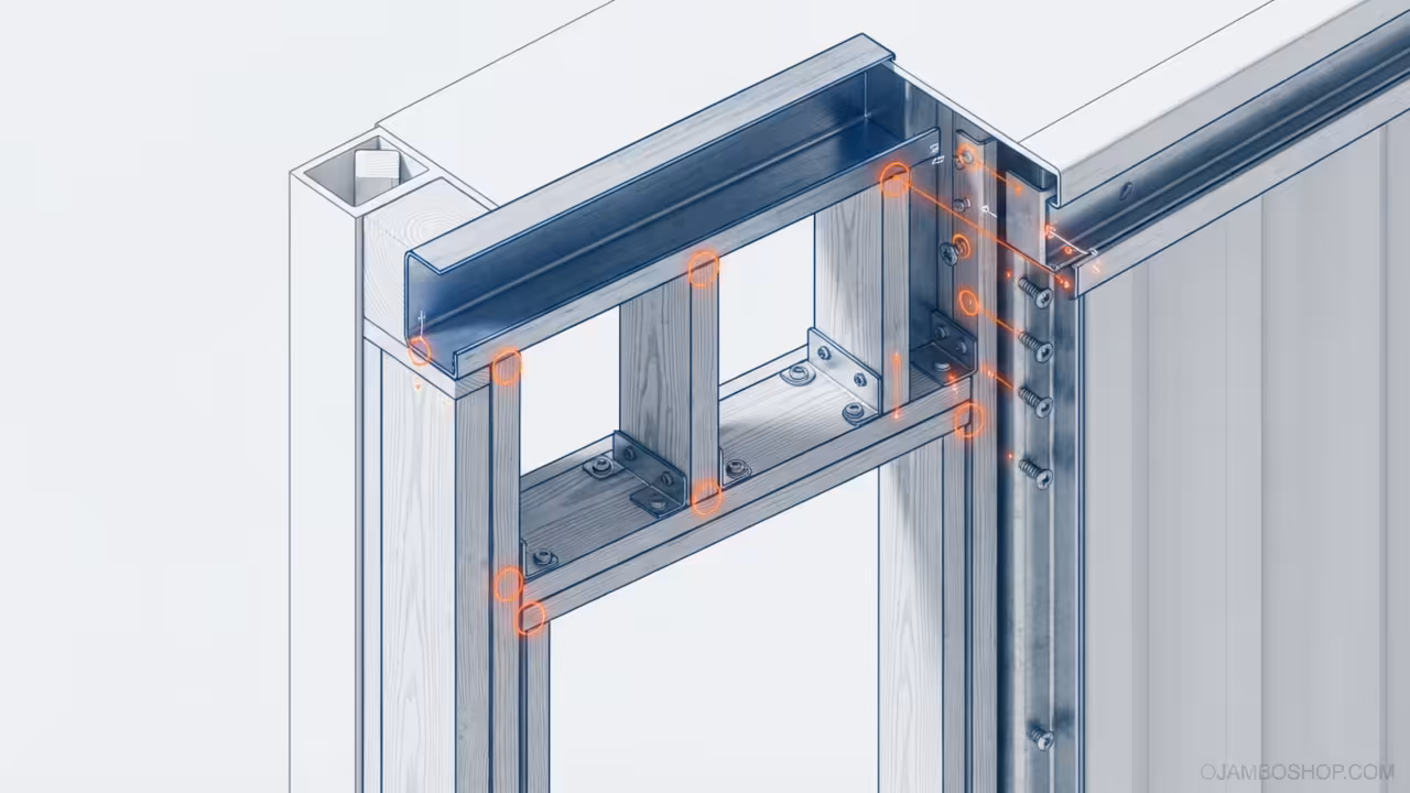 Industrial Minimalism Micro Home Technical Framing Detail