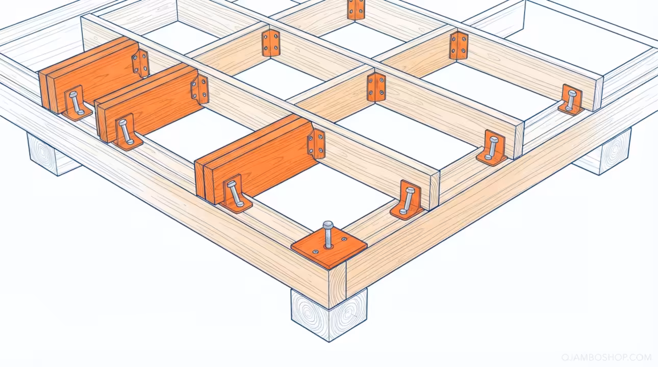 The Ultimate Six by Six Garden Sanctuary Blueprint Technical Framing Detail