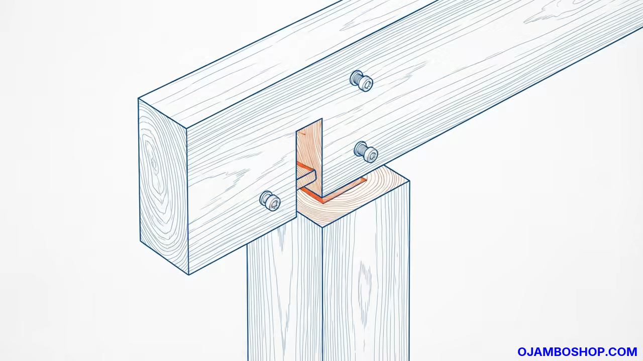 Elegant Walkway Garden Arbor Blueprint for Homeowners Technical Framing Detail