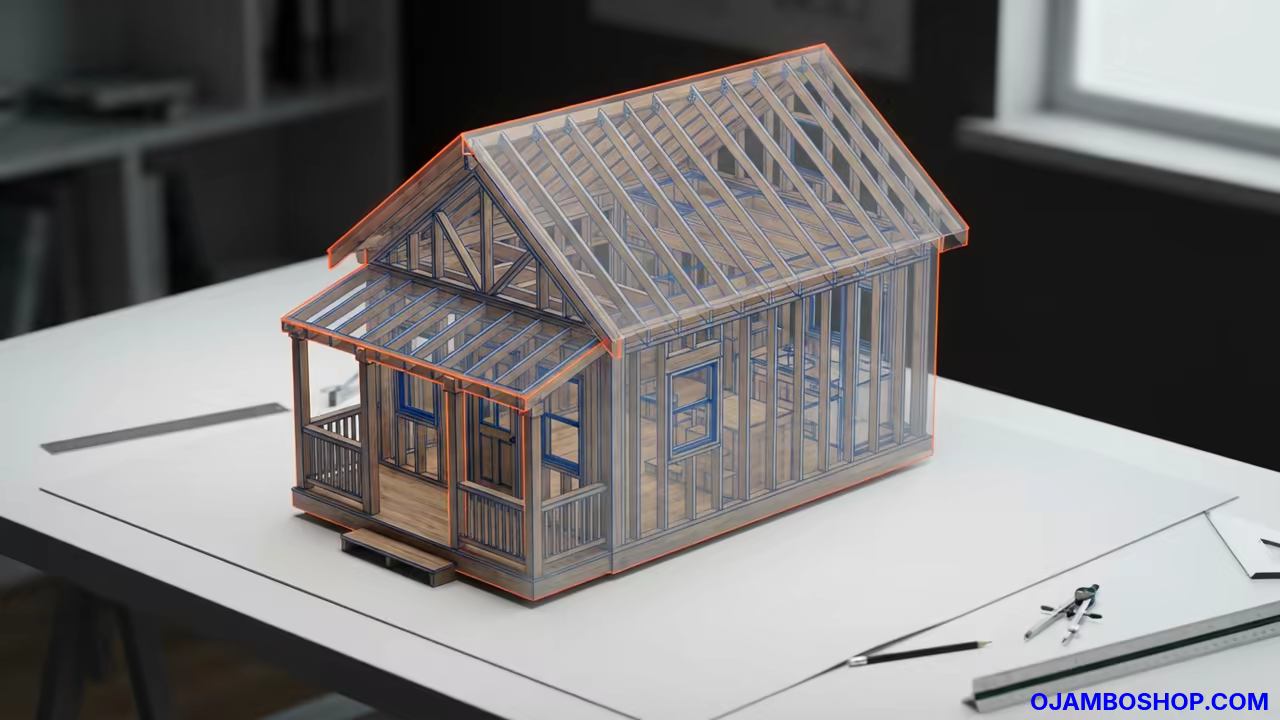 Modern Rustic Tiny Home Blueprint For Off Grid Living