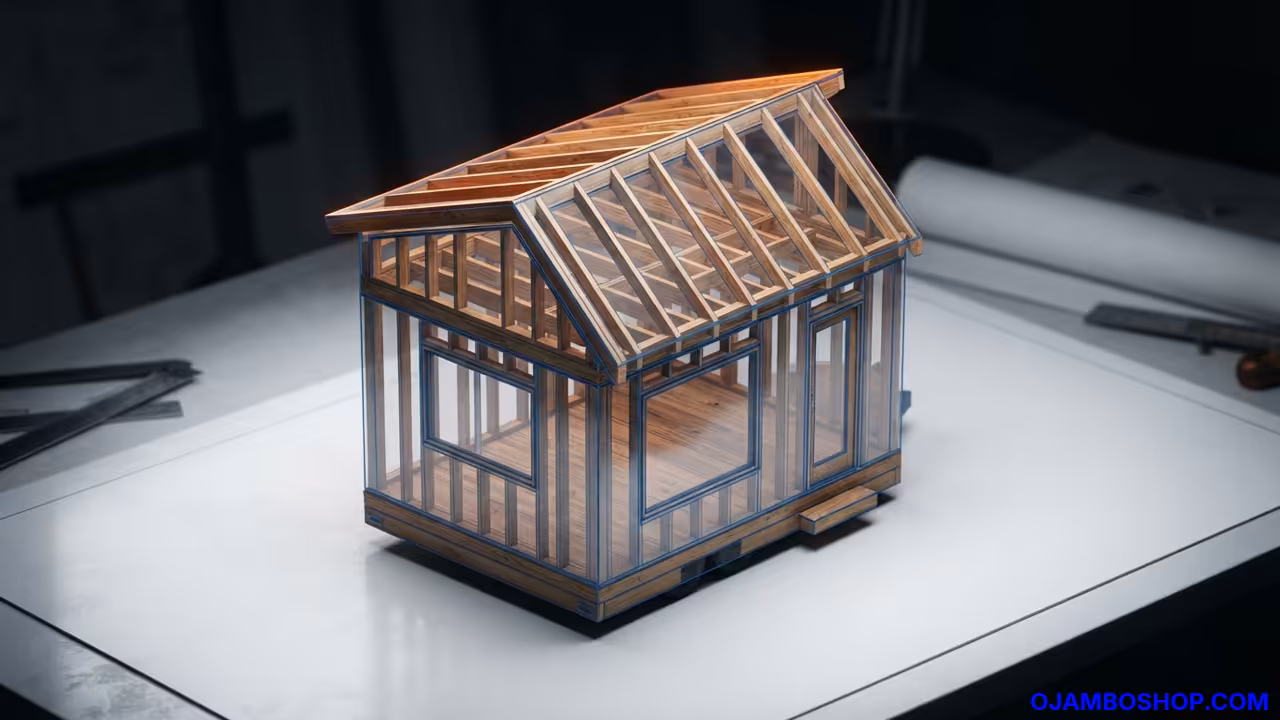 Modular Tiny House Shell Blueprint For Off Grid Living