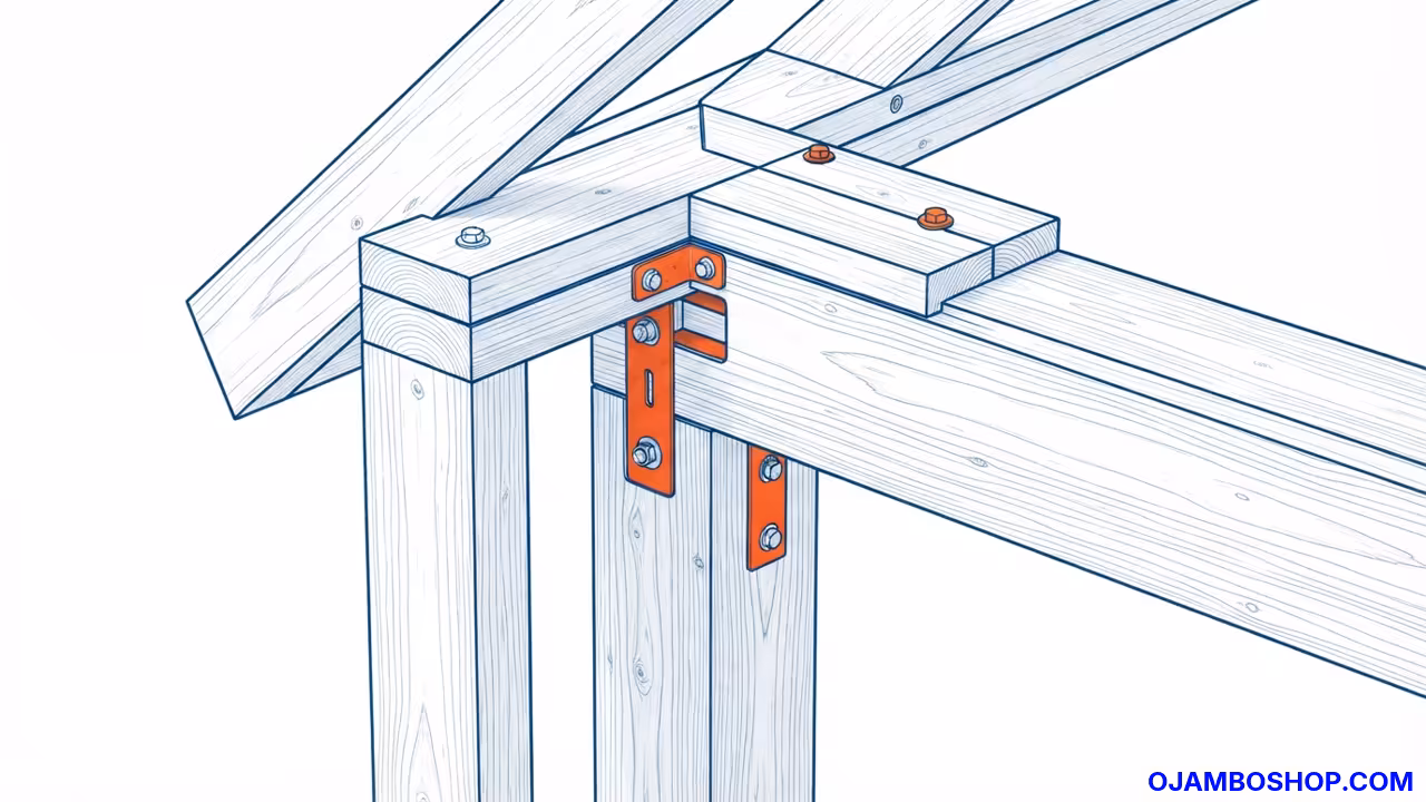 Modular Tiny House Shell Blueprint For Off Grid Living Technical Framing Detail