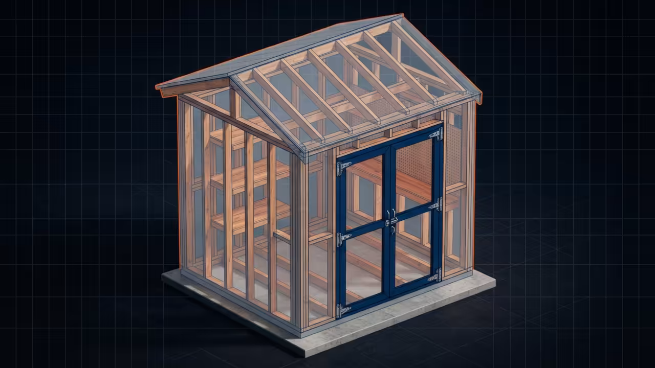 Professional Grade Cedar Tool Vault For Organized Gardening