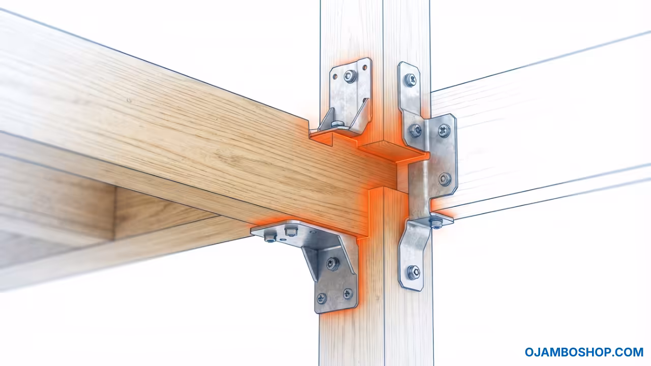 Small Footprint Big Luxury: The 400 Sq Ft Lofted Masterplan Technical Framing Detail