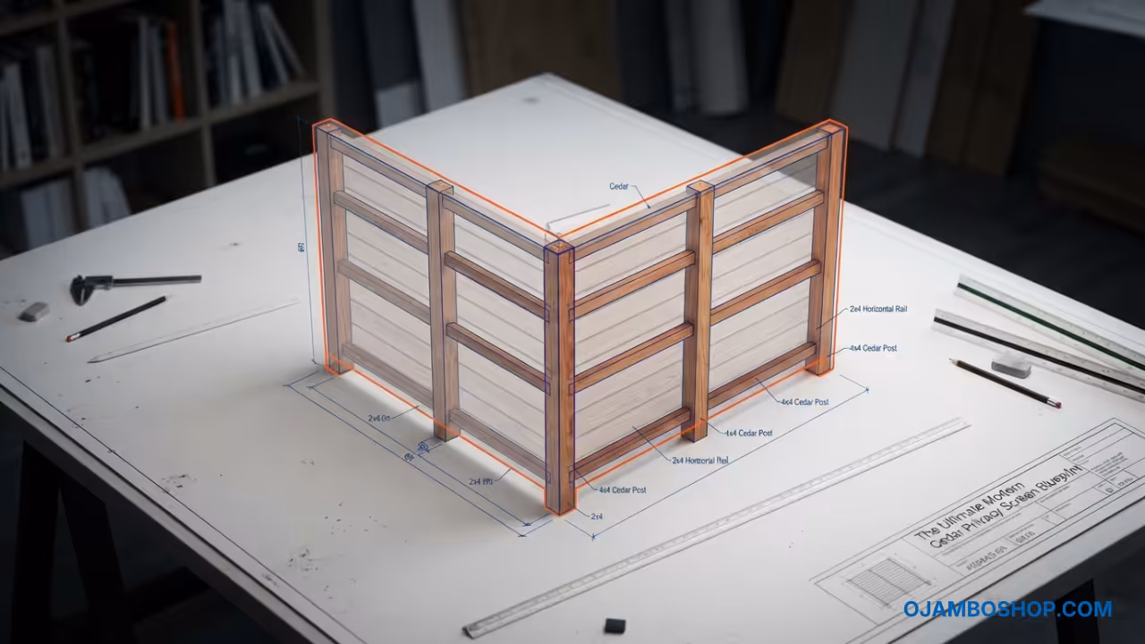 The Ultimate Modern Cedar Privacy Screen Blueprint