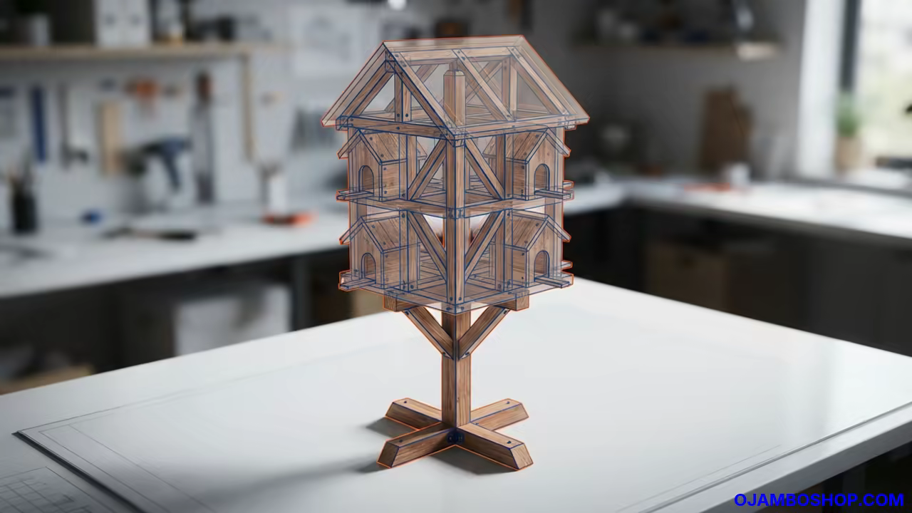 The Ultimate Multi Tier Backyard Birdhouse Sanctuary Station