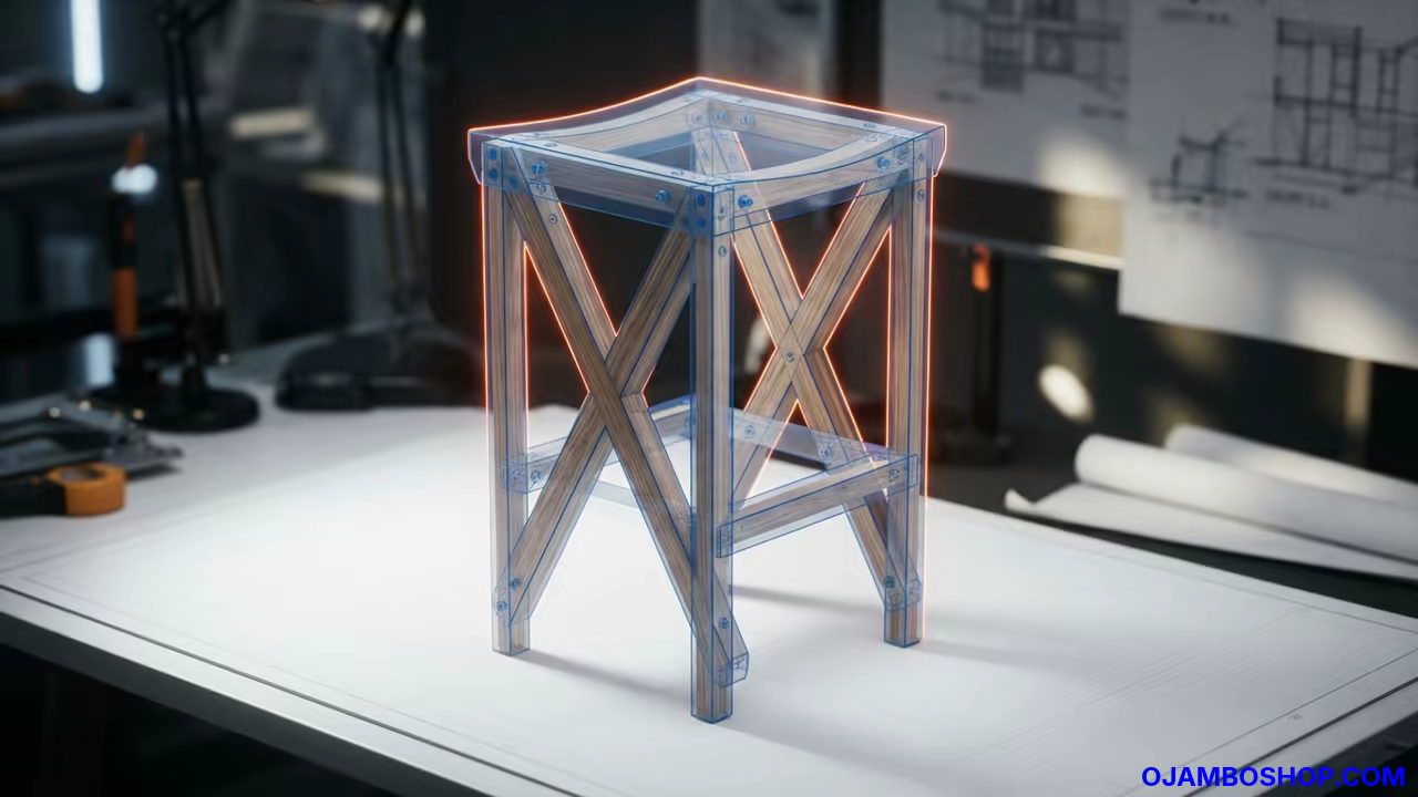 Timeless X Frame Bar Stools For Home Bars