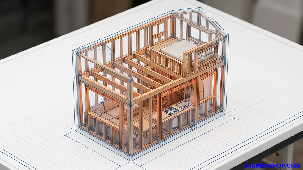 Architectural Guide for a Two Story Tiny Home